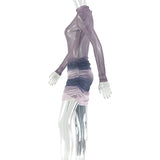 Bodycon Dress with Wrap Detail