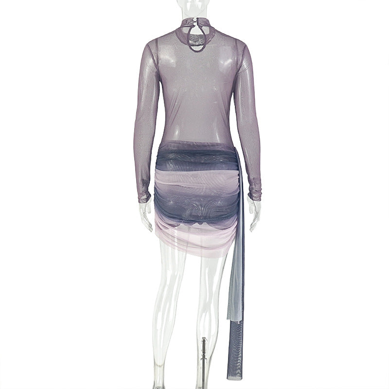 Bodycon Dress with Wrap Detail