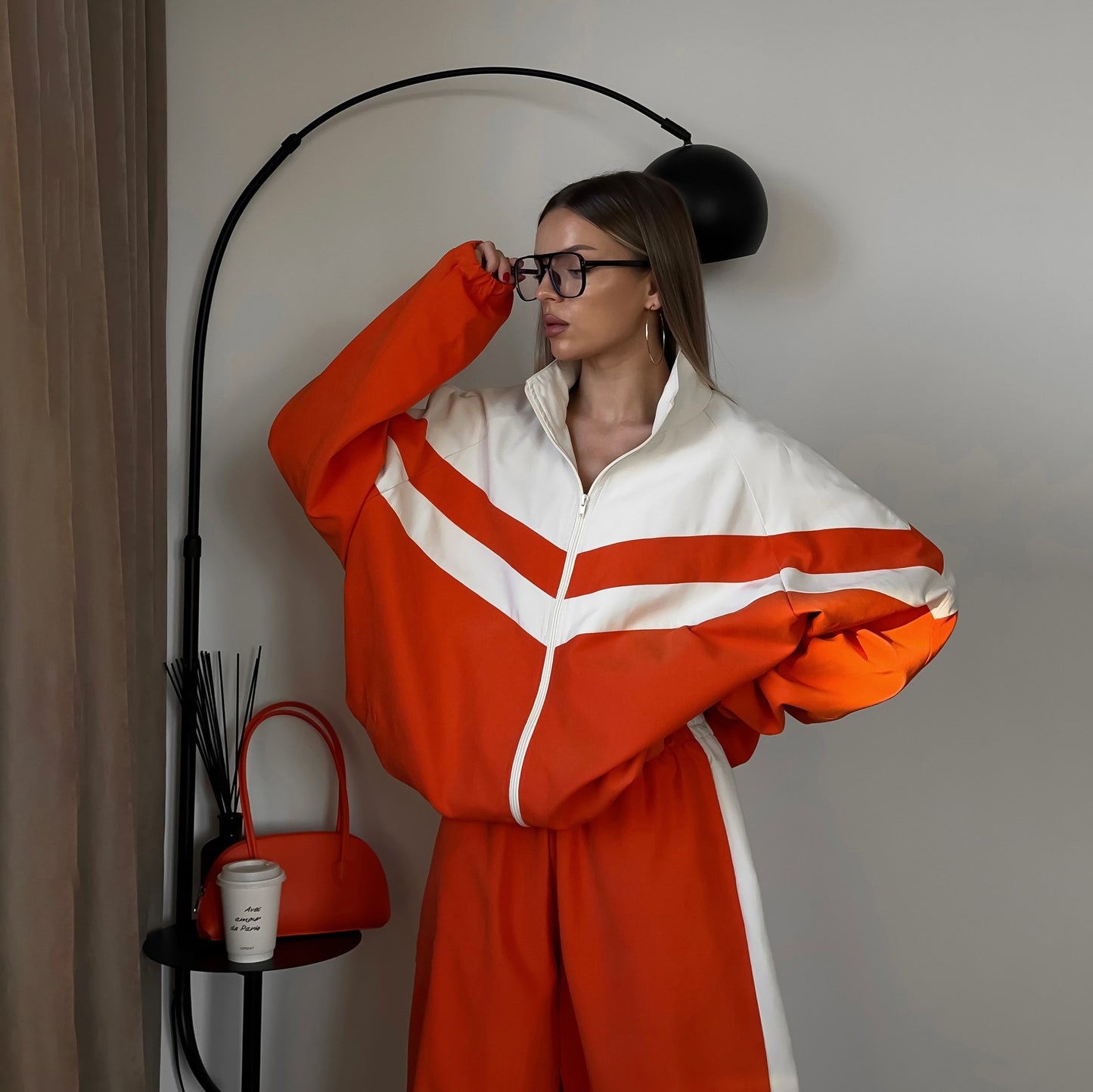 Retro Color Block Tracksuit