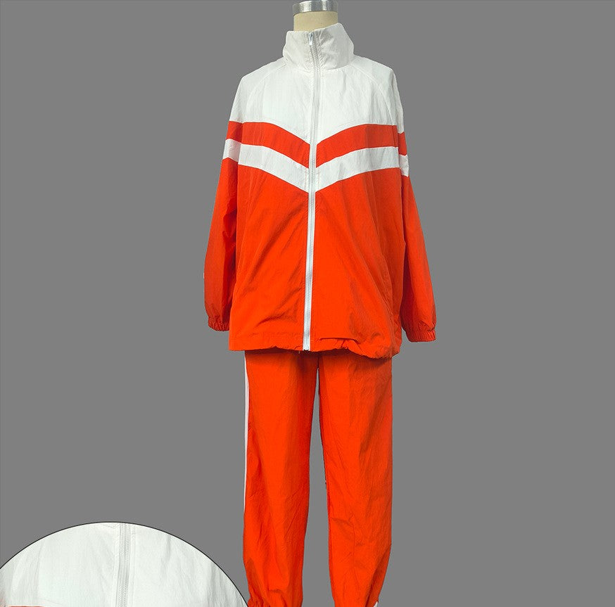 Retro Color Block Tracksuit