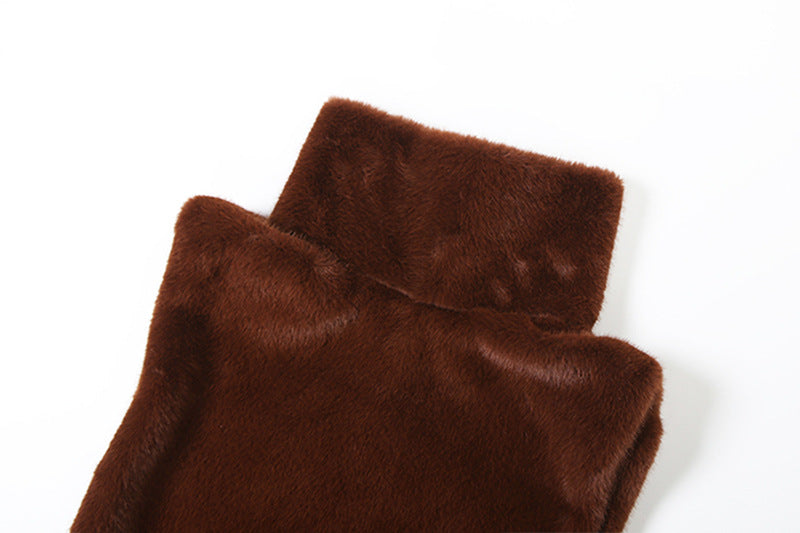 Luxurious Faux Fur Vest Sweater