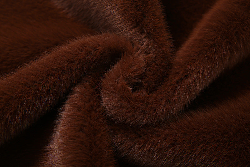 Luxurious Faux Fur Vest Sweater