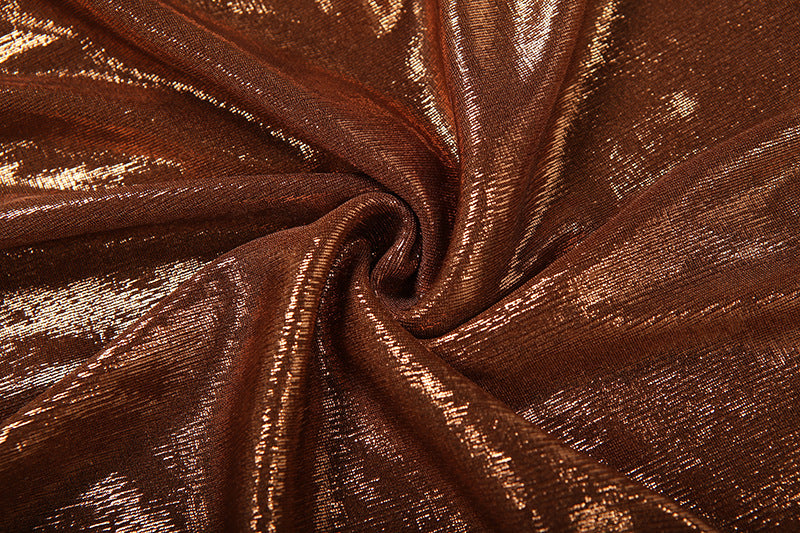 Deep-V Long Sleeves Top & Skirt