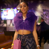 Cozy Faux Fur Hooded Vest Jacket