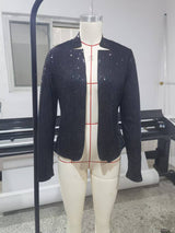 Elegant Sequin Blazer Jacket