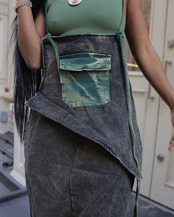 Edgy Street Style Layered Jumpsuit