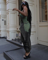 Edgy Street Style Layered Jumpsuit