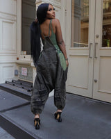 Edgy Street Style Layered Jumpsuit