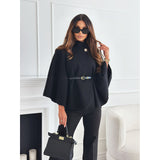 Elegant Cape with Belt