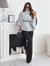 Elegant Cape with Belt