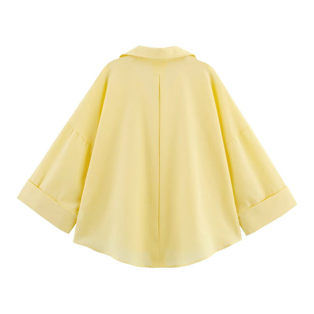 Oversized Button-Down Shirt