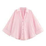 Oversized Button-Down Shirt