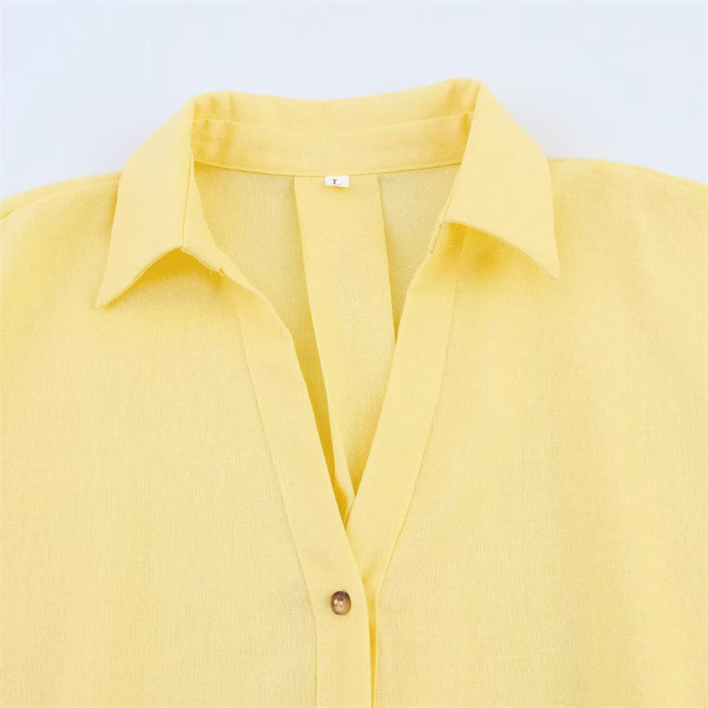 Oversized Button-Down Shirt