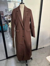 Elegant Brown Oversized Coat