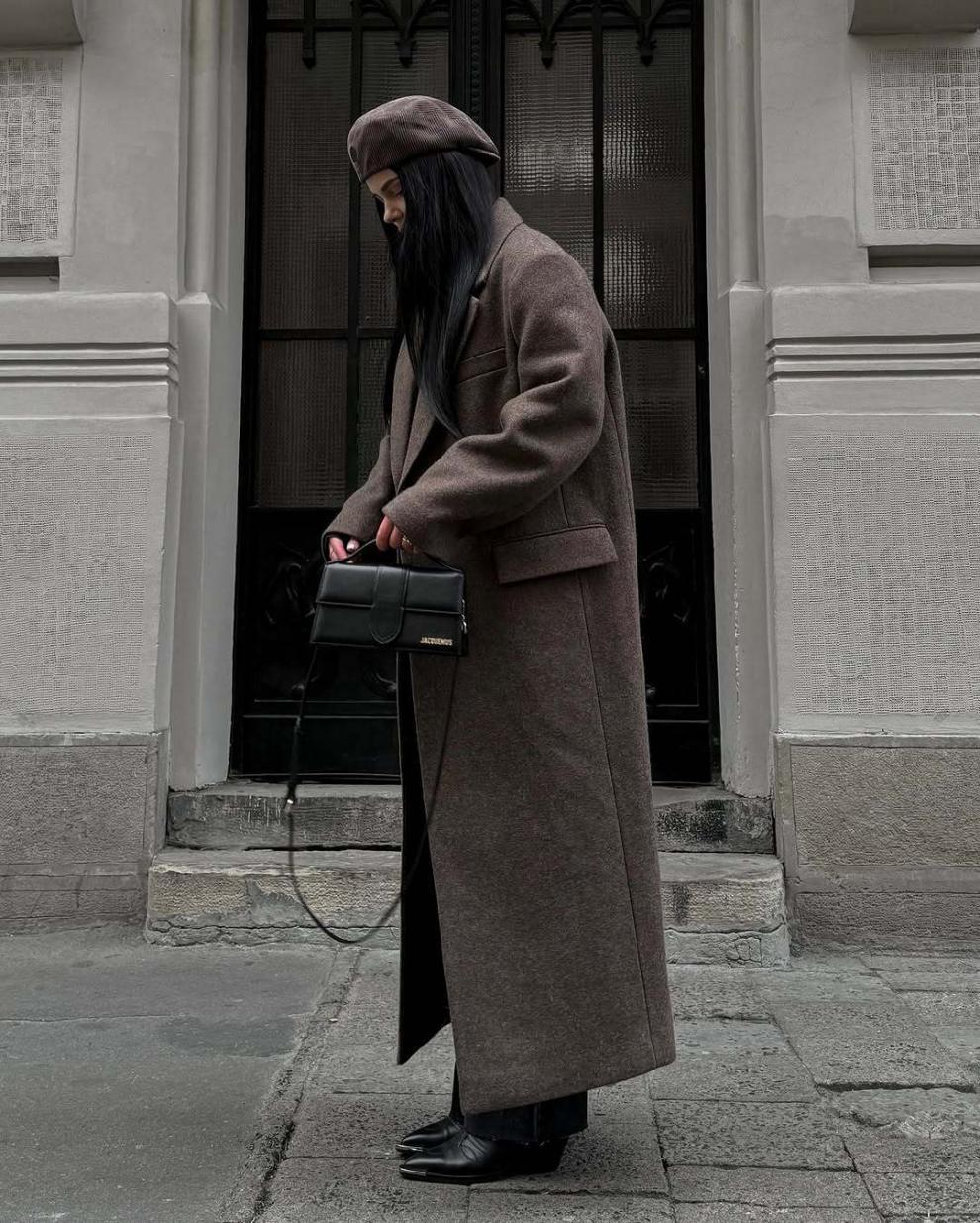 Elegant Brown Oversized Coat