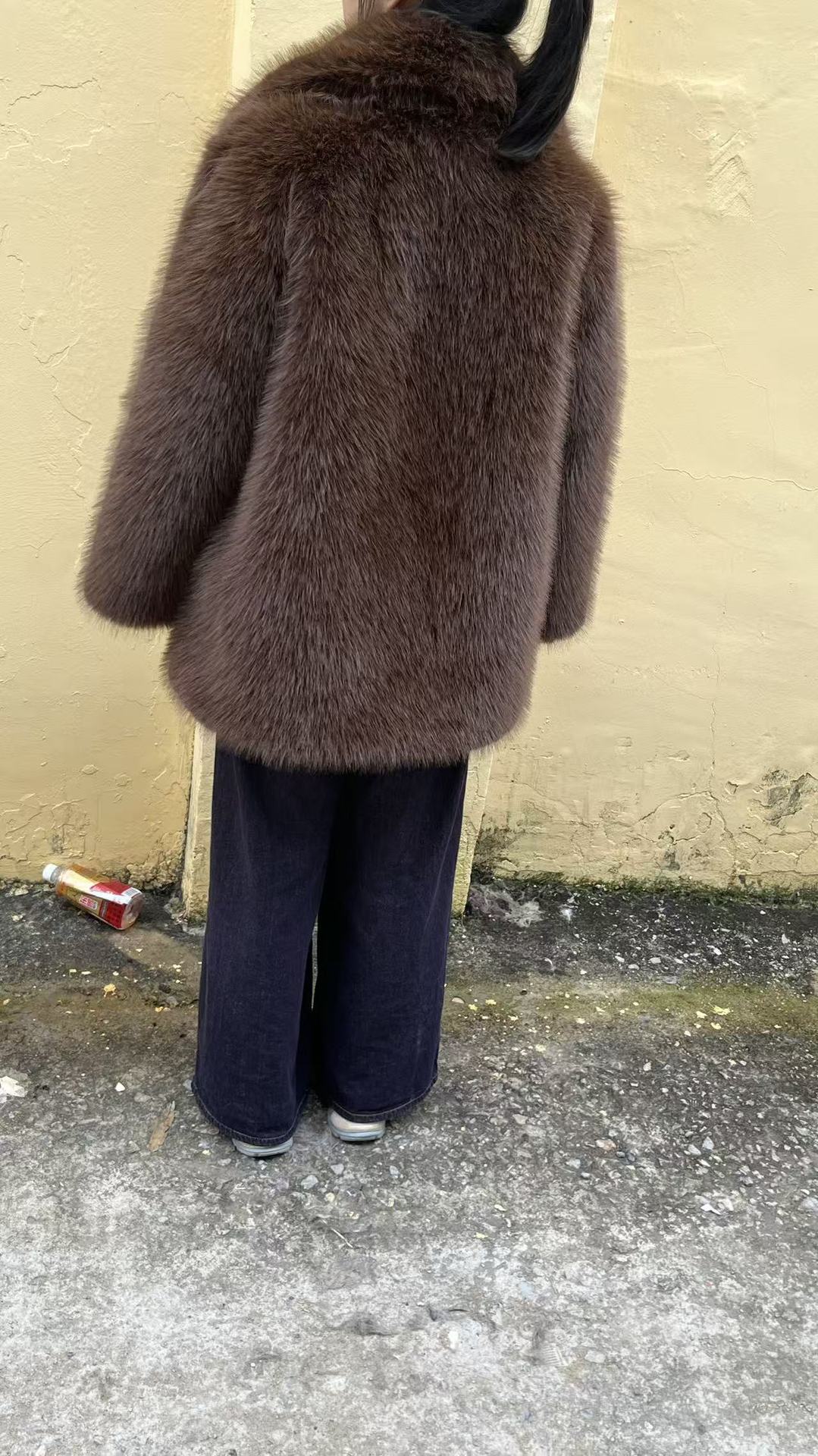 Faux Fur Oversized Coat