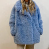 Faux Fur Oversized Coat