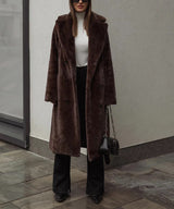 Elegant Belted Long Coat
