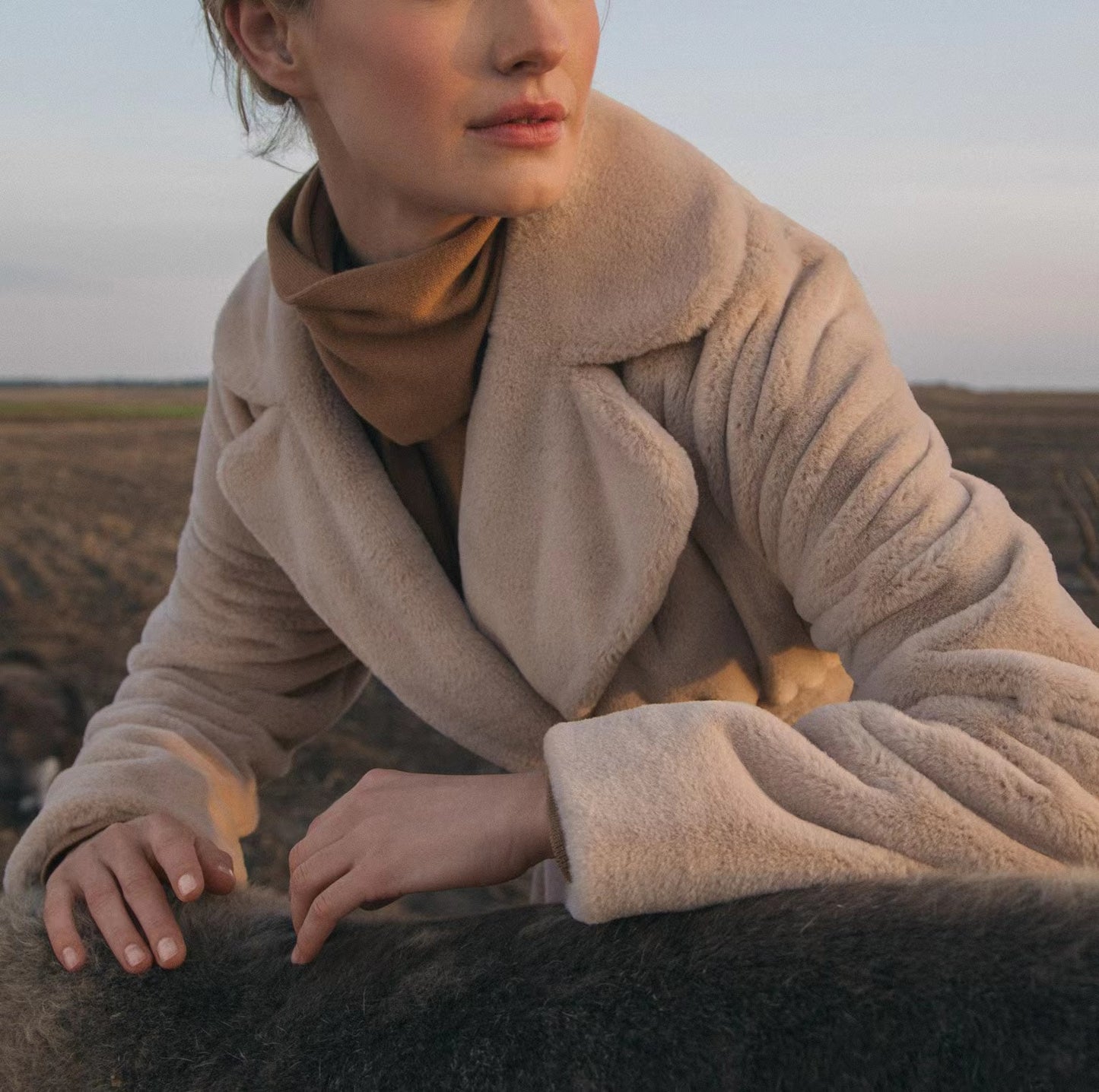 Elegant Belted Long Coat