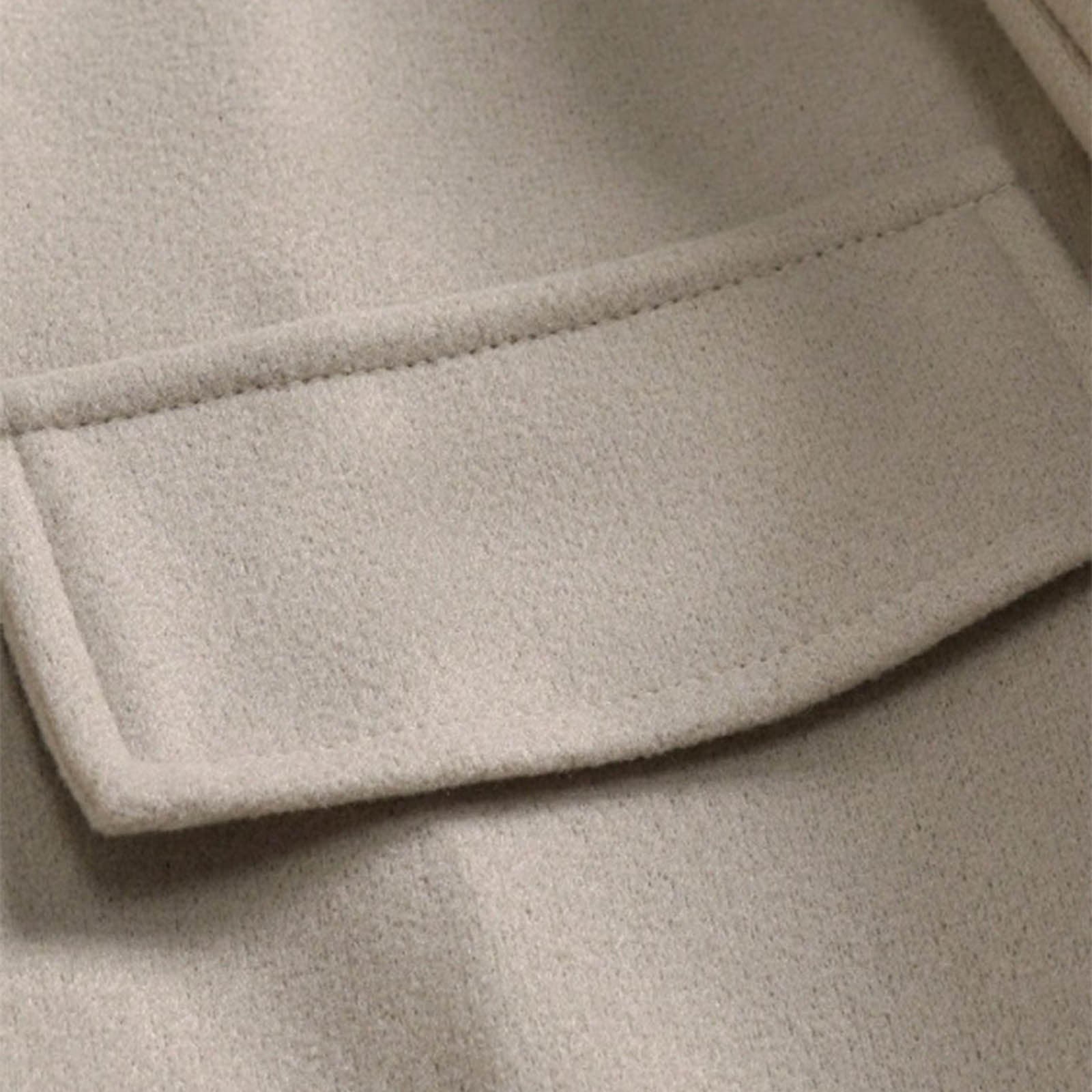 Classic Double-Breasted Long Coat