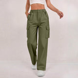 Cargo Wide-Leg Pants