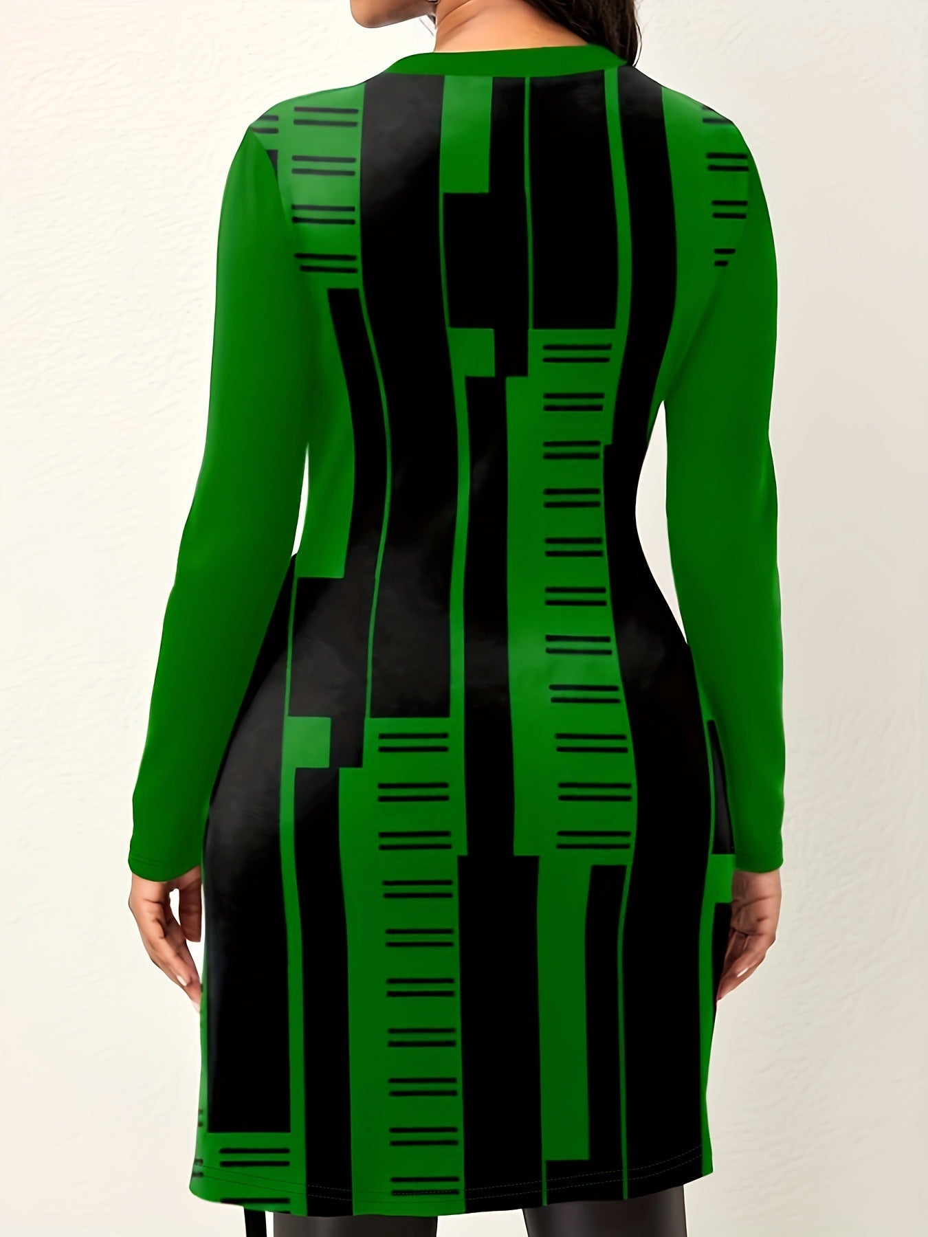 Modern Geometric Pattern Top