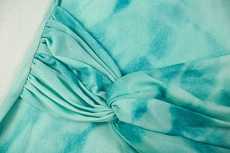 Tie-Dye Long Sleeve Maxi Dress