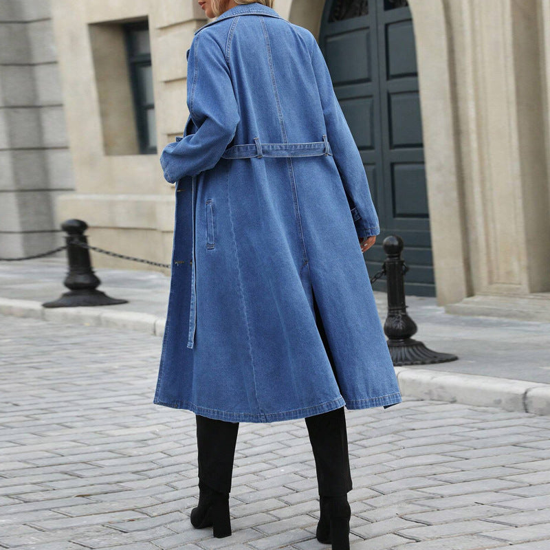 Oversized Double-Breasted Trench Coat