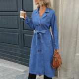 Oversized Double-Breasted Trench Coat