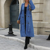 Oversized Double-Breasted Trench Coat