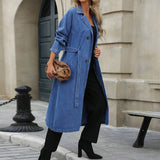 Oversized Double-Breasted Trench Coat