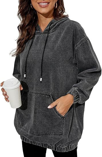 Oversized Hoodie with Front Pocket
