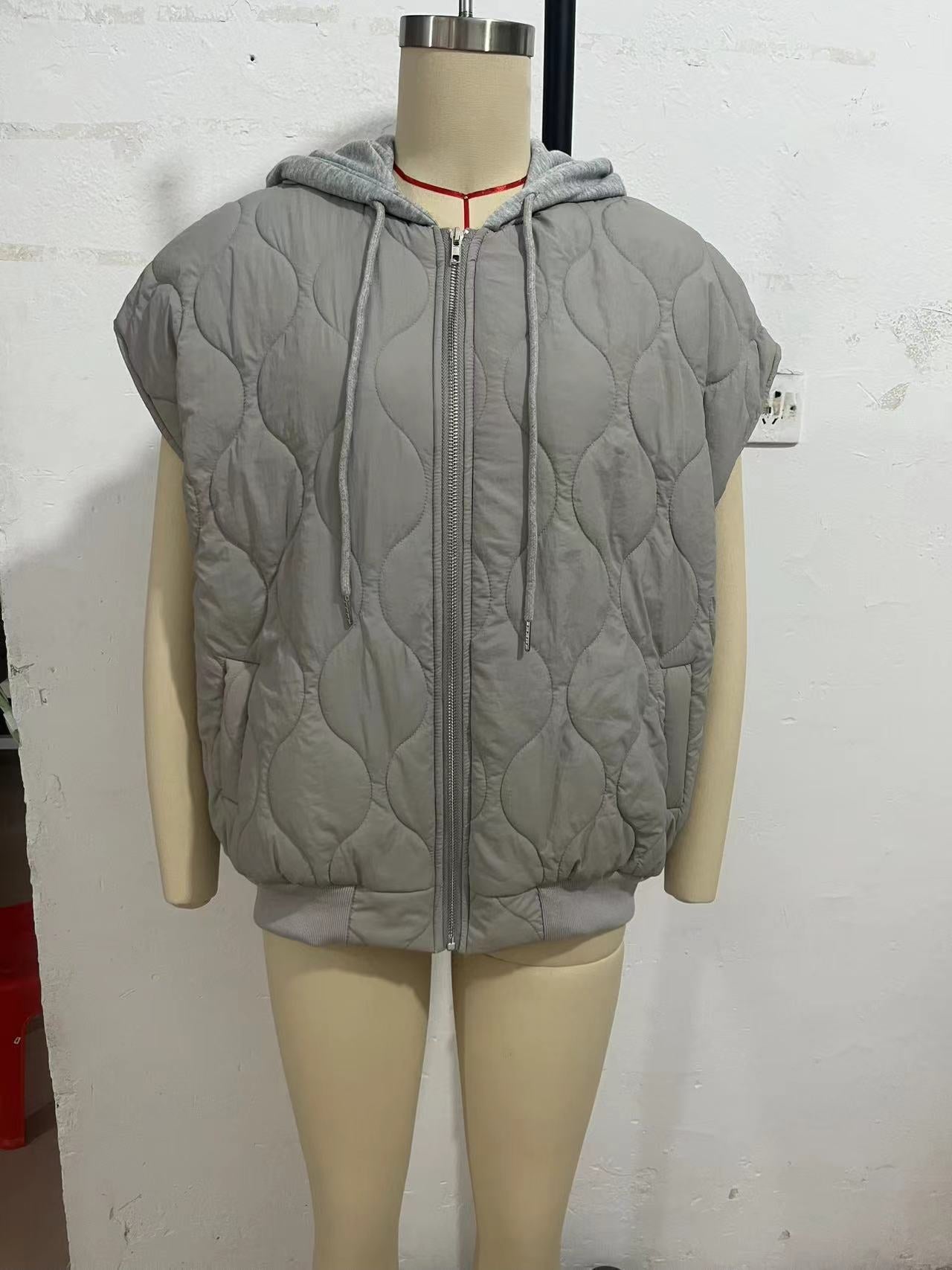 Quilted Sleeveless Vest Jacket