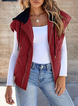 Quilted Sleeveless Vest Jacket