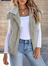 Quilted Sleeveless Vest Jacket