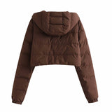 Stylish Puffer Jacket with Hood