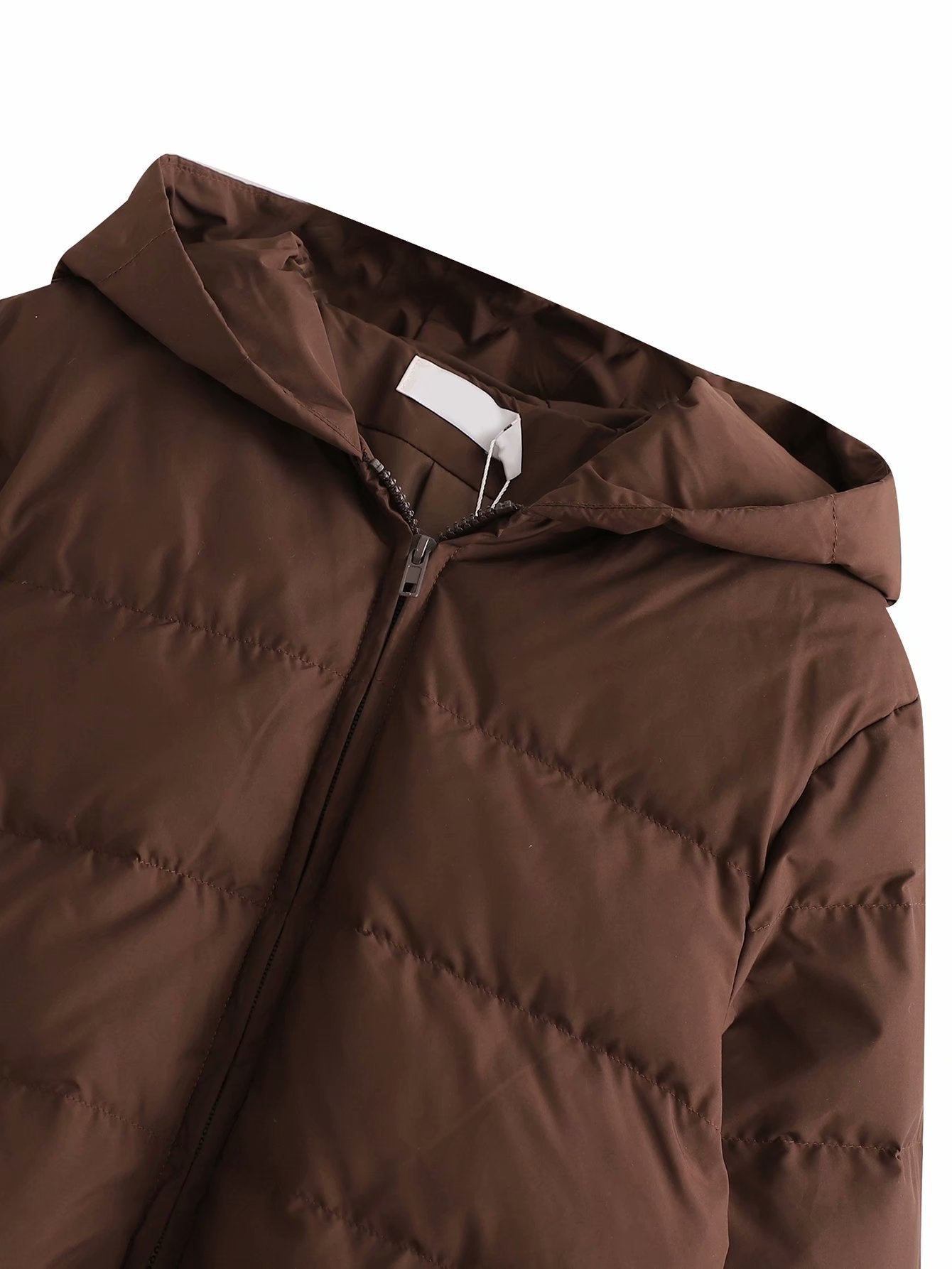 Stylish Puffer Jacket with Hood