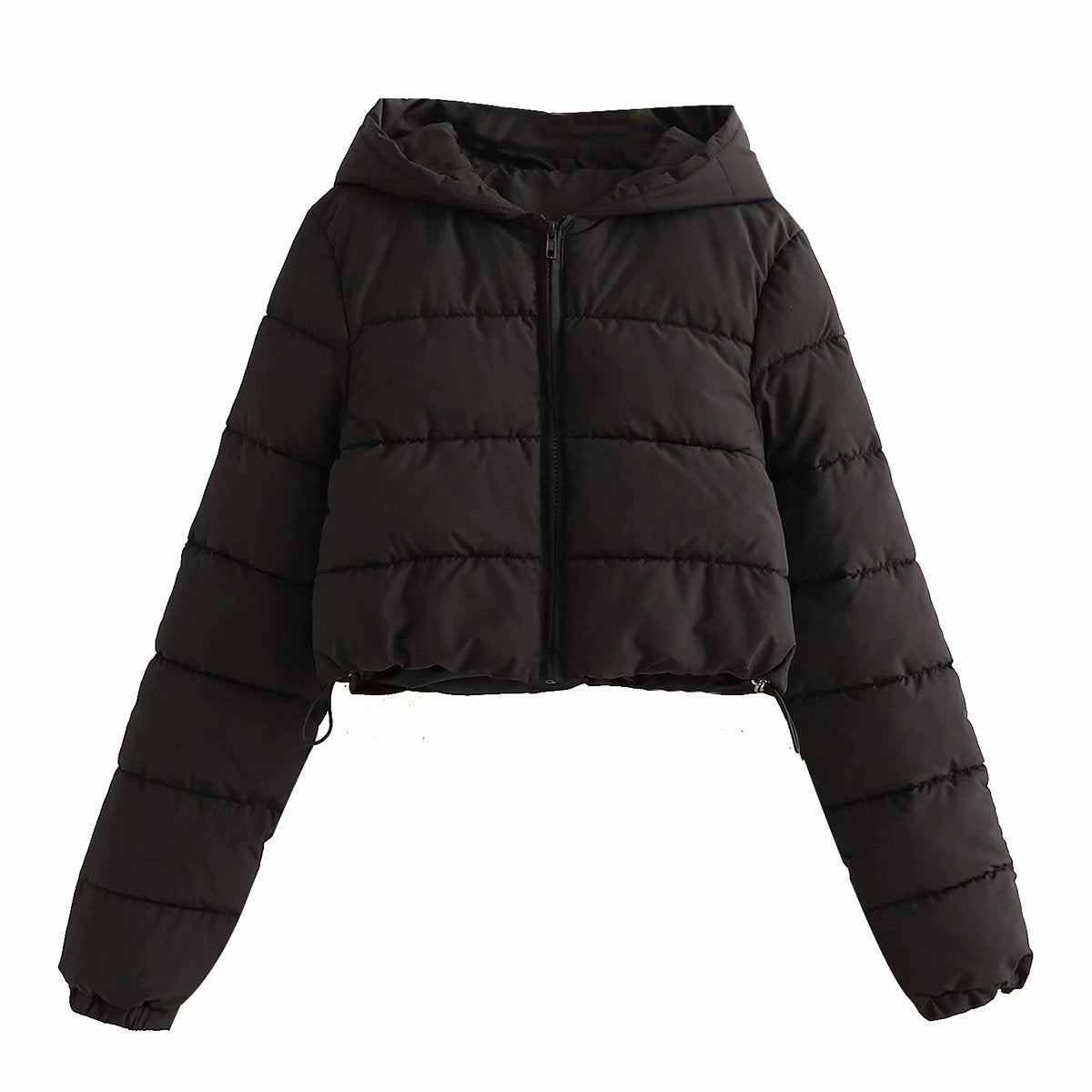 Stylish Puffer Jacket with Hood