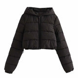 Stylish Puffer Jacket with Hood