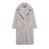 Luxurious Long Faux Fur Coat