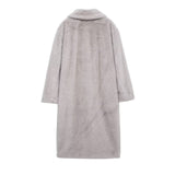 Luxurious Long Faux Fur Coat