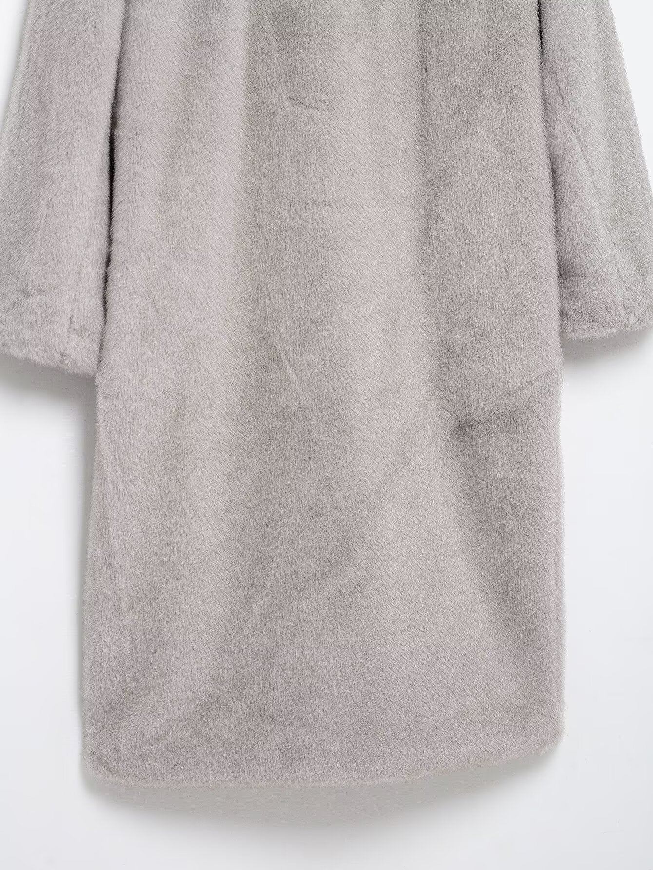 Luxurious Long Faux Fur Coat