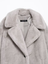Luxurious Long Faux Fur Coat