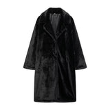 Luxurious Long Faux Fur Coat