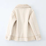 Trendy Faux Fur-Lined Bomber Jacket