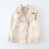 Trendy Faux Fur-Lined Bomber Jacket