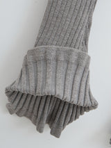 High-Waisted Pants with Flared Hem