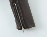 Classic Faux Leather Moto Jacket