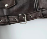 Classic Faux Leather Moto Jacket