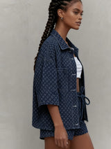 Oversized Jacket & Shorts Set